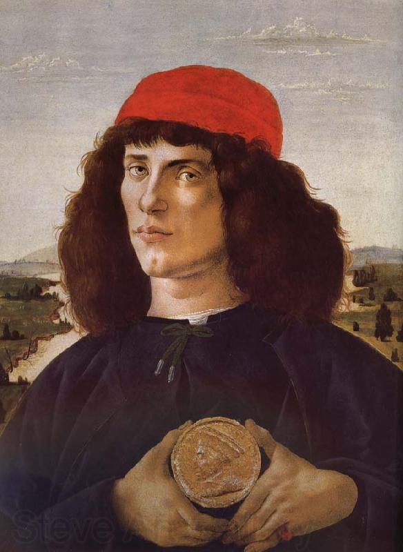 Sandro Botticelli Medici portrait of the man card